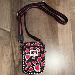 Brighton Black and Red Mini Bag- Crossbody